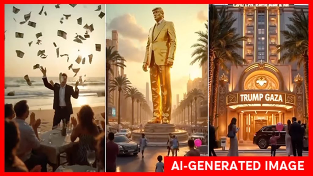  Figure 4: Trump Casino Gaza, AI fantasy (McCammon, Al-Shalchi and Baba, NPR 2/27/2025) 